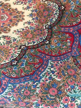 Vintage Ralph Lauren Emerson Paisley Queen Flat Sheet